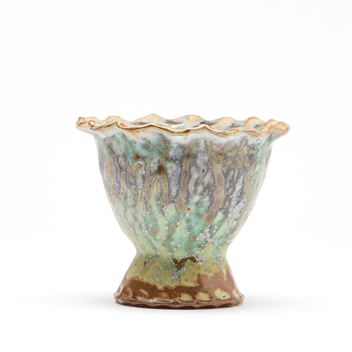 green crystal bowl