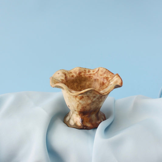 tan lil wave bowl