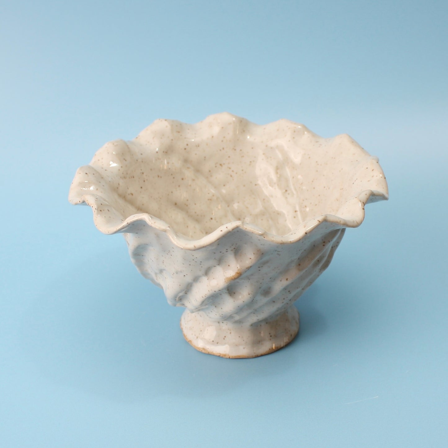 white wave bowl