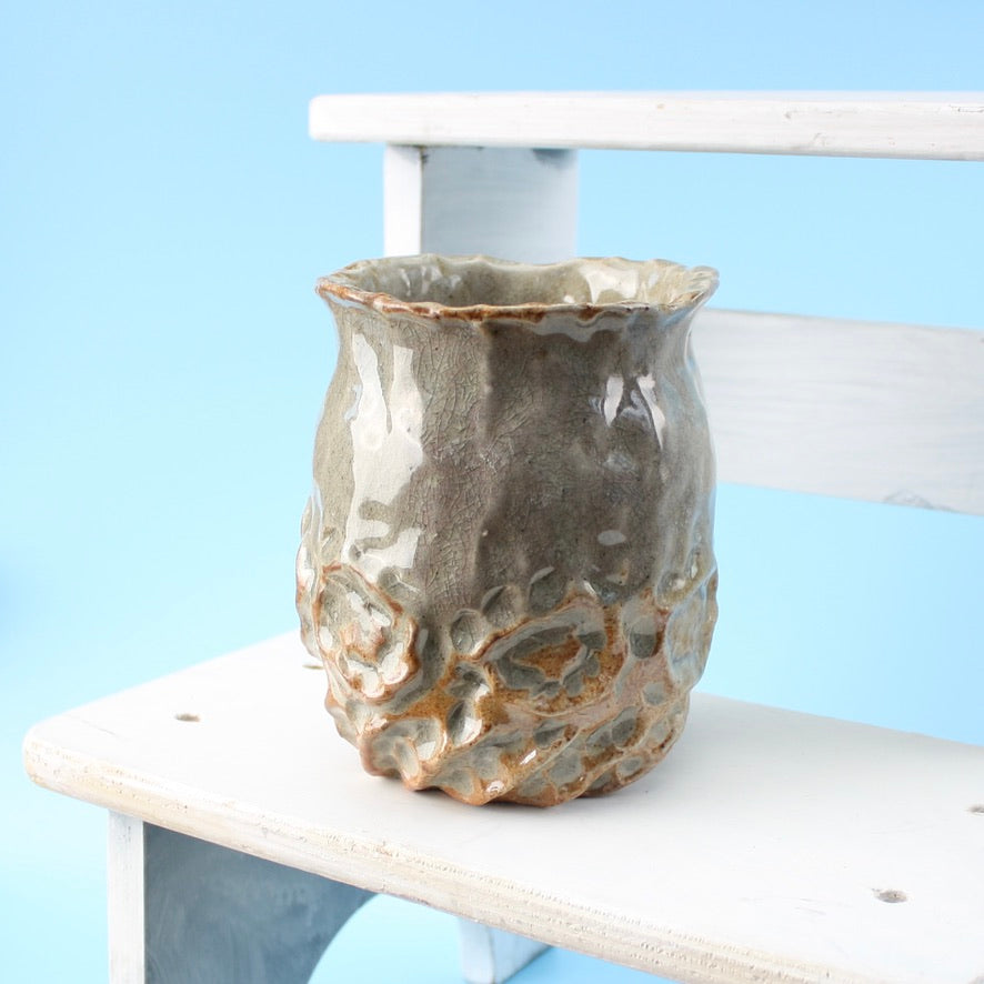 crackle vase