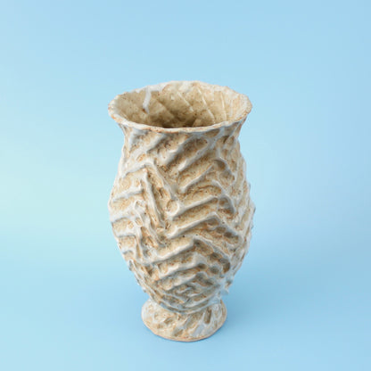 pattern pinch vase