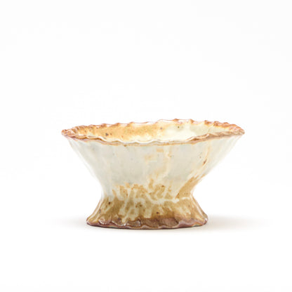brown crystal bowl