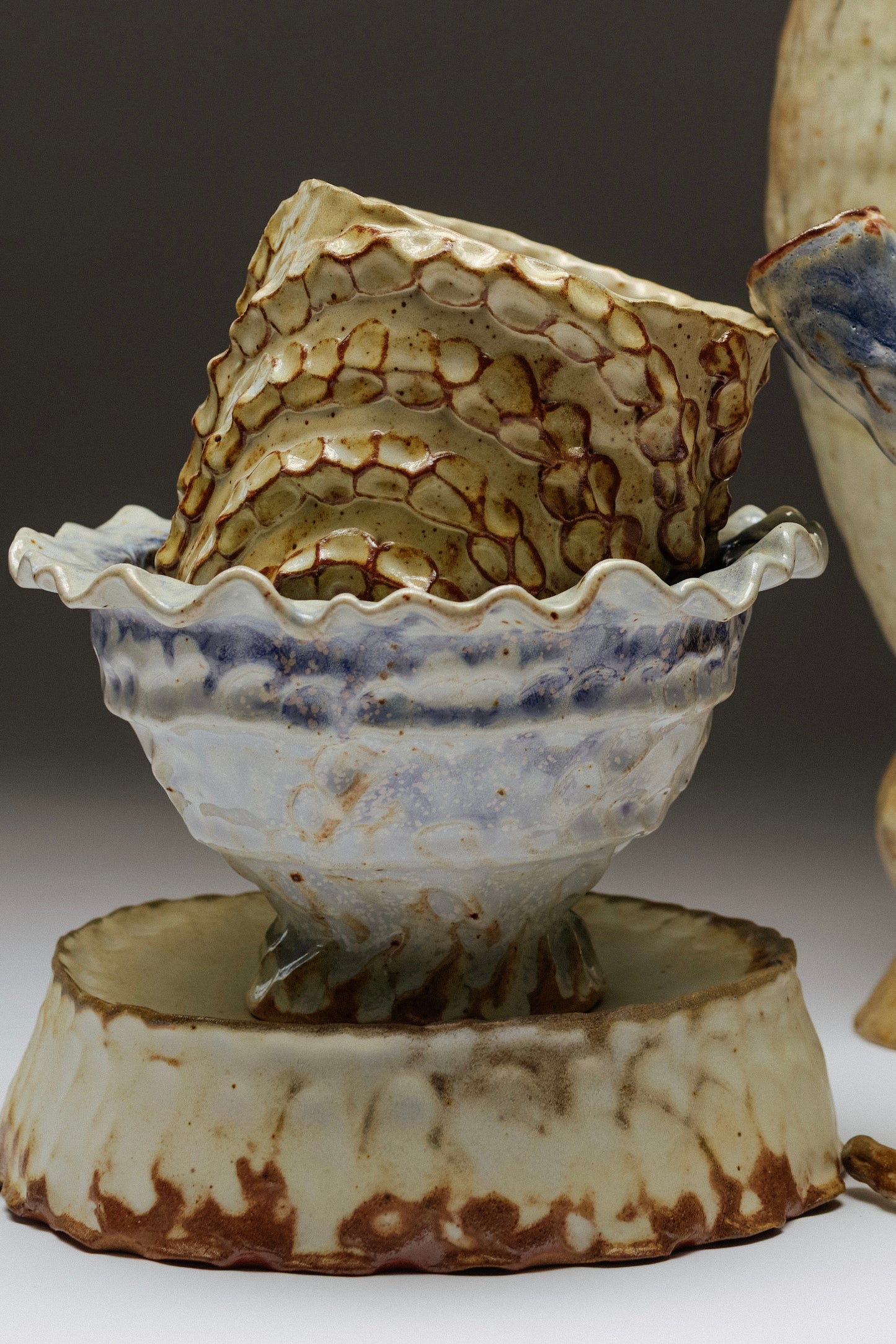 ridge cylinder vase