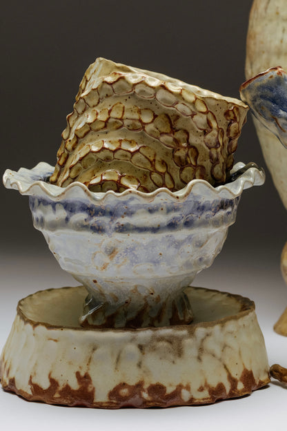 ridge cylinder vase