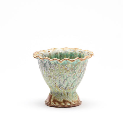 green crystal bowl