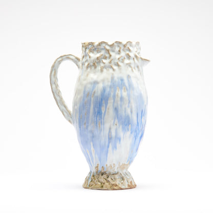blue drip pitcher