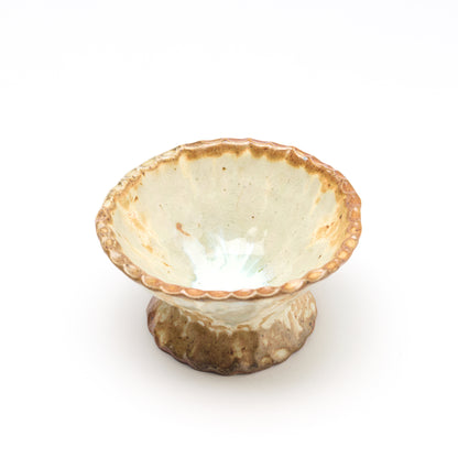 brown crystal bowl